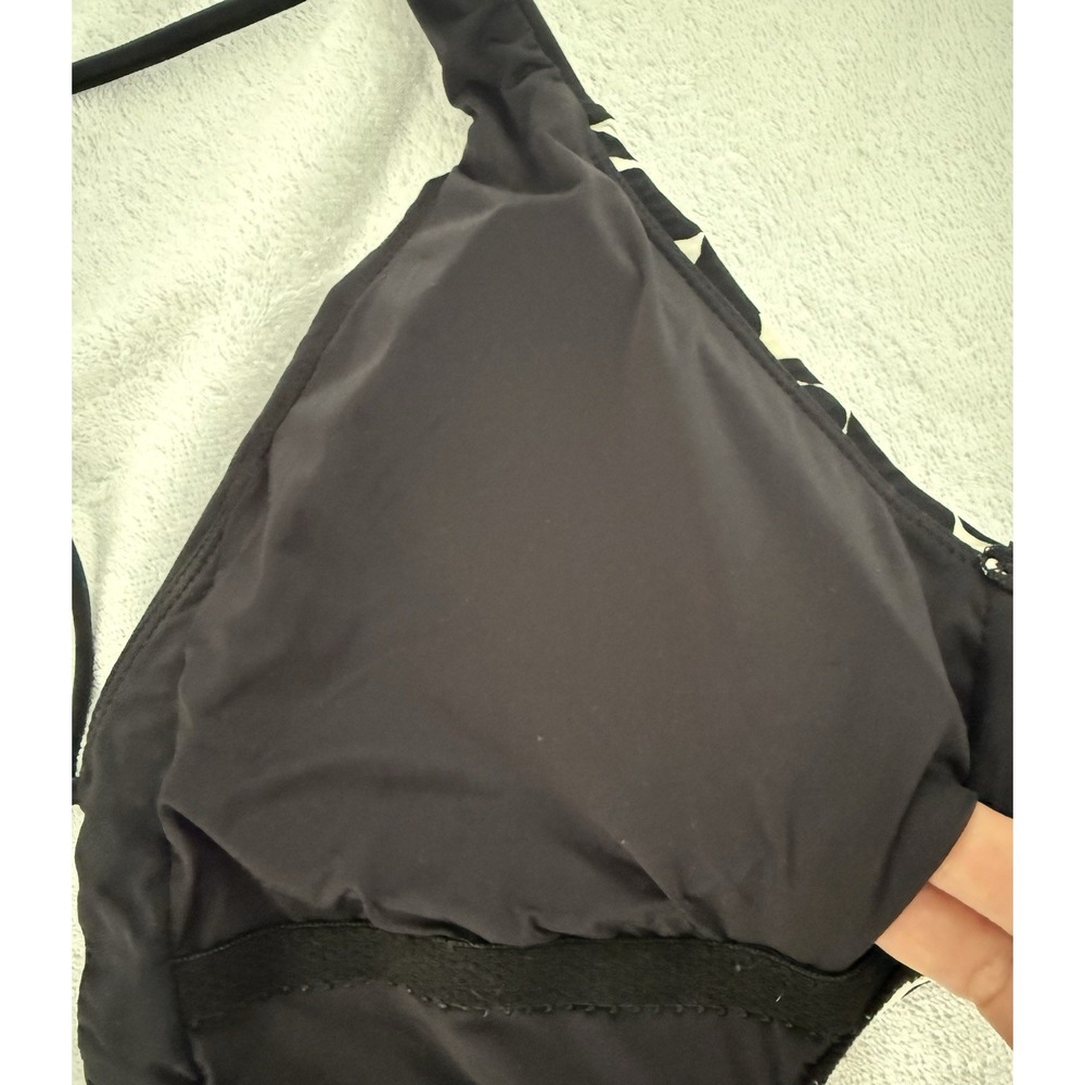 Nanette Lepore Grand Bazaar Seductress Monokini Beaded Plunge Cutout Halter L - Picture 6 of 10